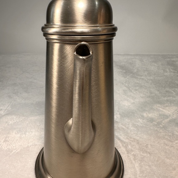 Colonial Pewter Broadman Lighthouse Coffee Tea Pot LongSpout Sugar & Creamer 130 - Picture 4 of 16